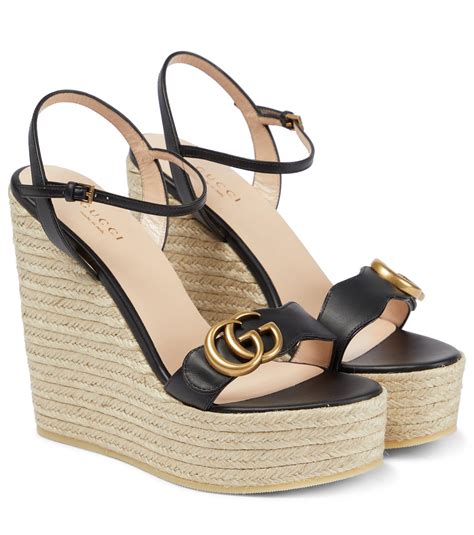 gucci espadrille wedge.